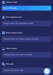 HOW TO ADD BANK ACCOUNT IN TIRANGA GAMES APPLICATION 